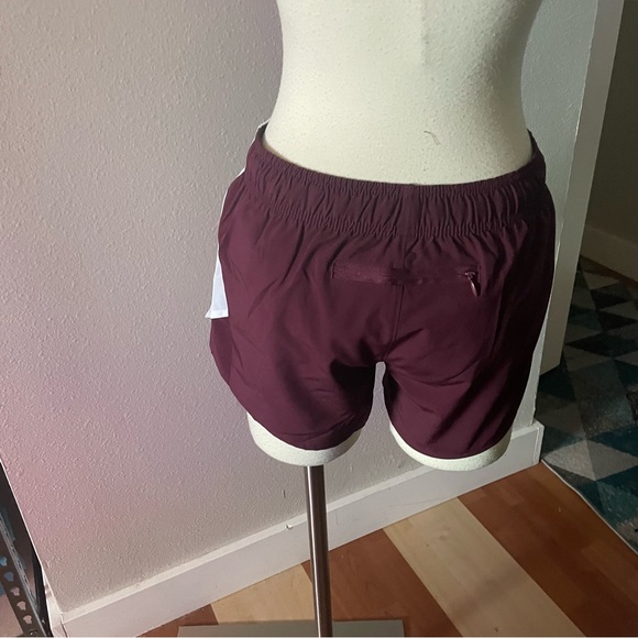 Girls Running shorts with lines brief - Picture 4 of 5